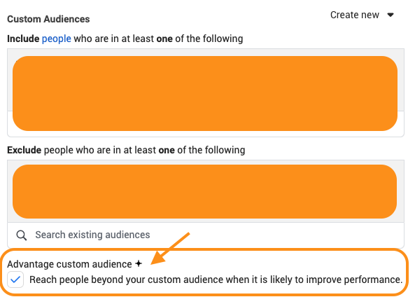 Meta Ads Advantage Custom Audience